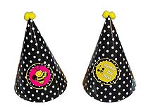 Bumble Bee Polka Hats (Set of 6)